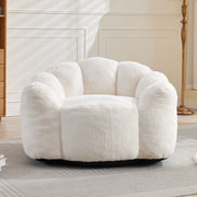 Lotus Compression Lounge Chair - White