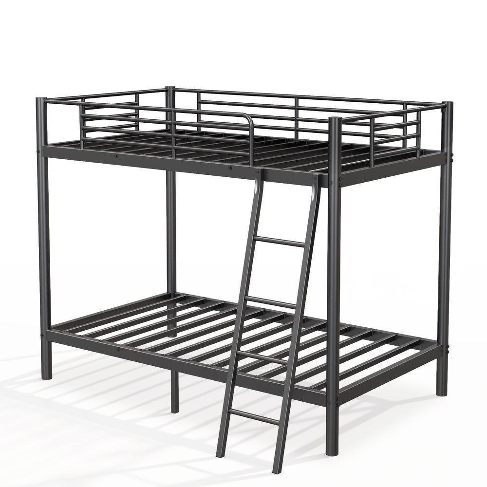 Twin-over-Twin Metal Bunk Bed with Stairs, product detail 4