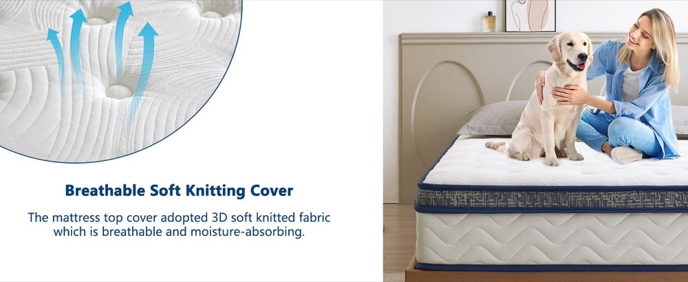 10-inch Pocketed Hybrid Mattress - Twin, product detail 3